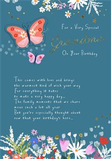 Hallmark Grandma Birthday Card*