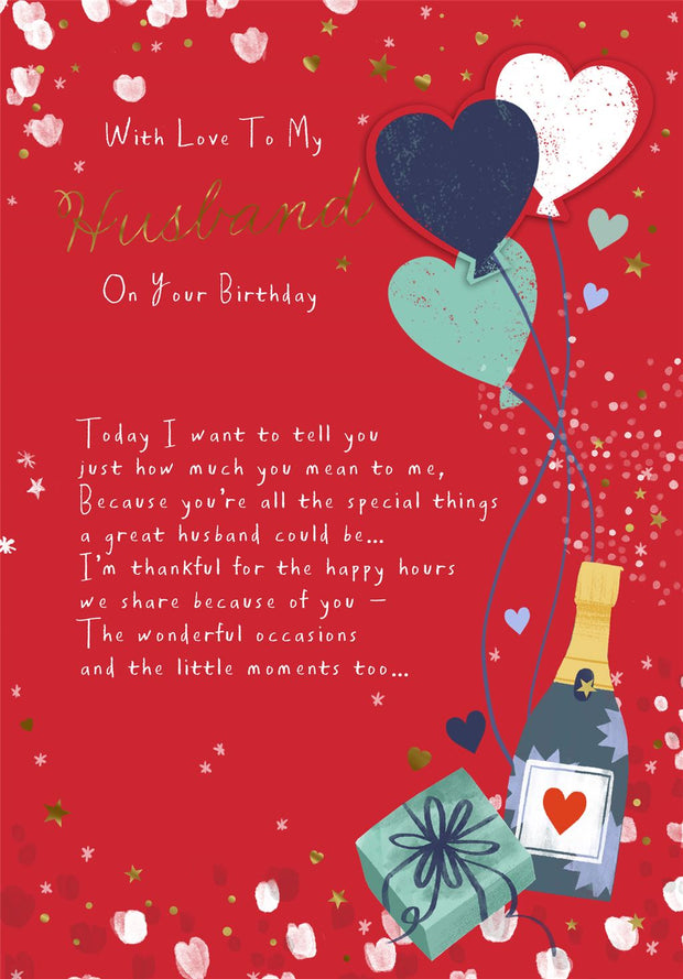 Hallmark Husband Birthday Card*