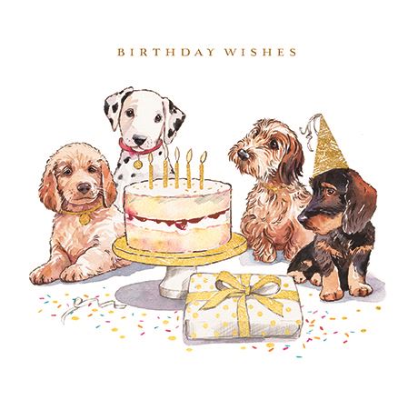 Ling Design Dog Party Birthday Card*
