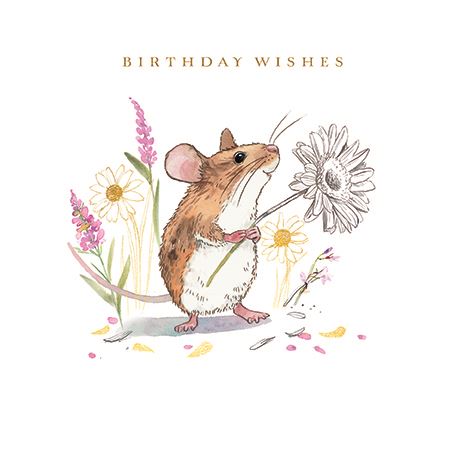 Ling Design Mouse Birthday Card*