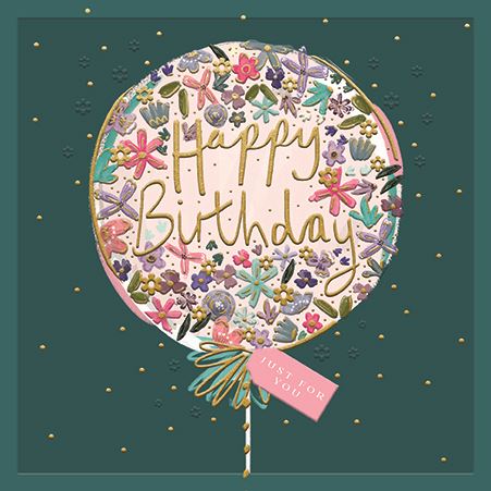 Ling Design Decorative Birthday Balloon Birthday Card*