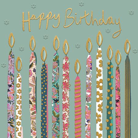 Ling Design Decorative Birthday Candles Birthday Card*