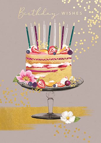 Ling Design Birthday Cake Birthday Card*
