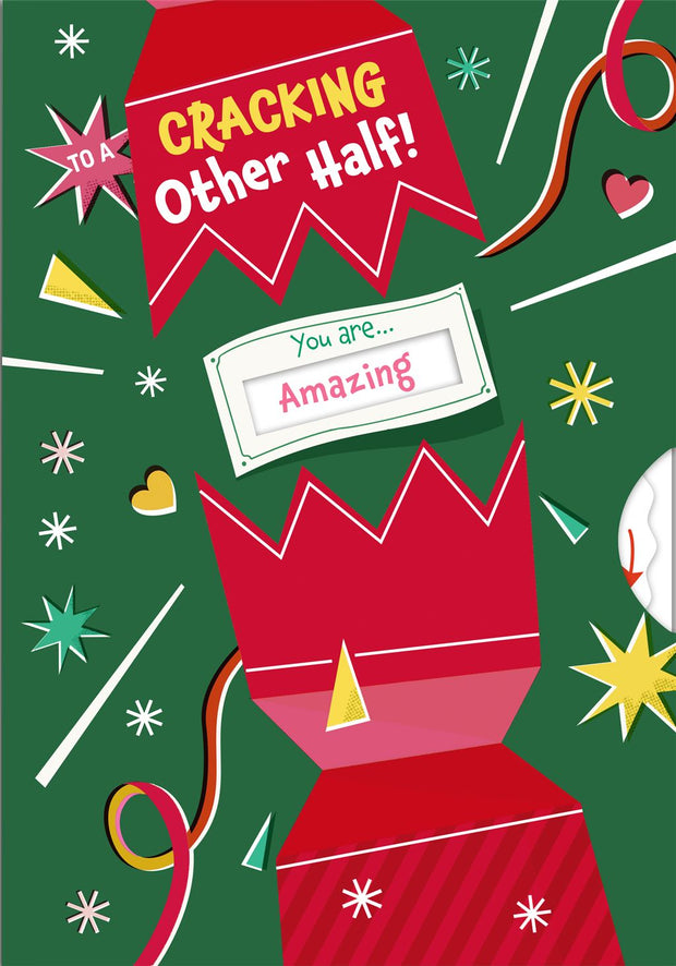 Hallmark To My Other Half Christmas Card**