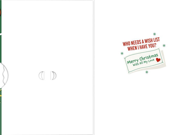 Hallmark To My Other Half Christmas Card**