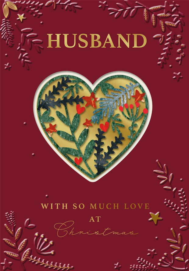 Hallmark Husband Christmas Card**
