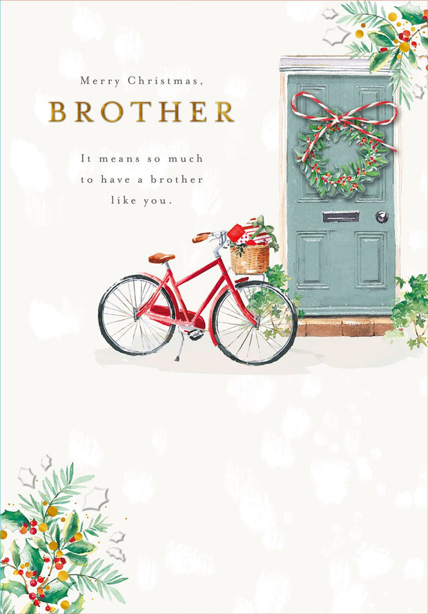 Hallmark Brother Christmas Card**
