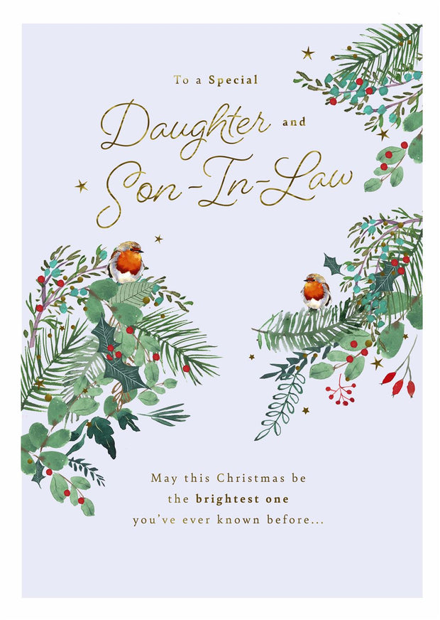 Hallmark Daughter & Son in Law Christmas Card**