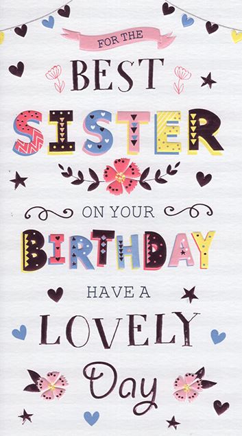 ICG Sister Birthday Card*