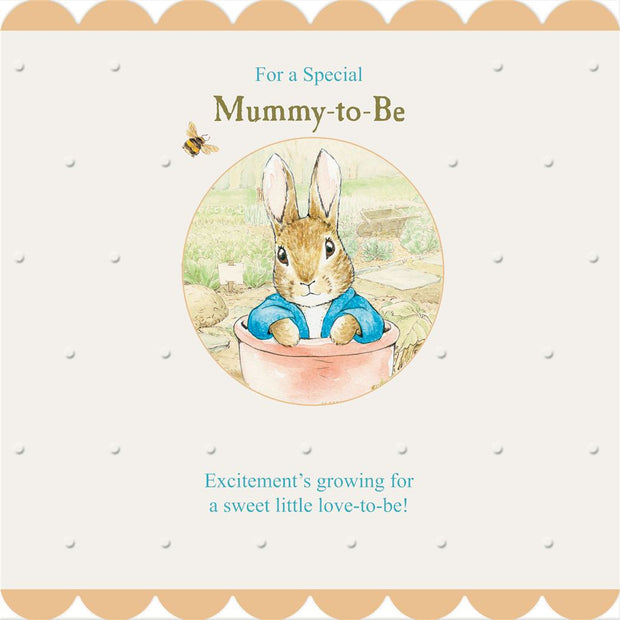 Hallmark Mummy To Be Beatrix Potter Peter Rabbit Card*