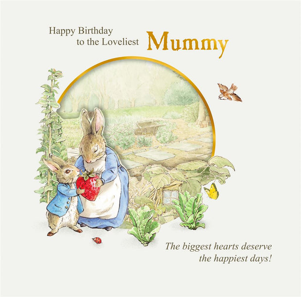 Hallmark Beatrix Potter Peter Rabbit Mummy Birthday Card*