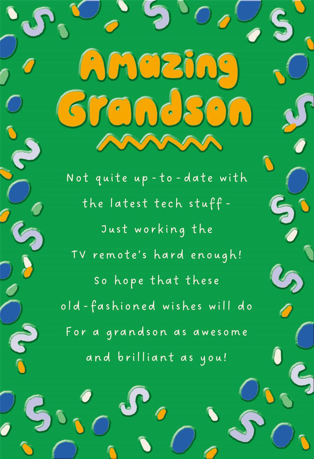 Hallmark Grandson Birthday Card*