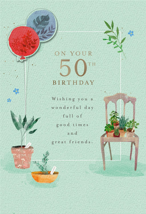 Hallmark 50th Birthday Card