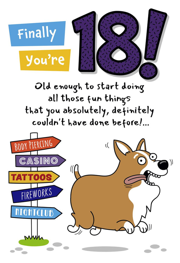 Hallmark 18th Birthday Card*