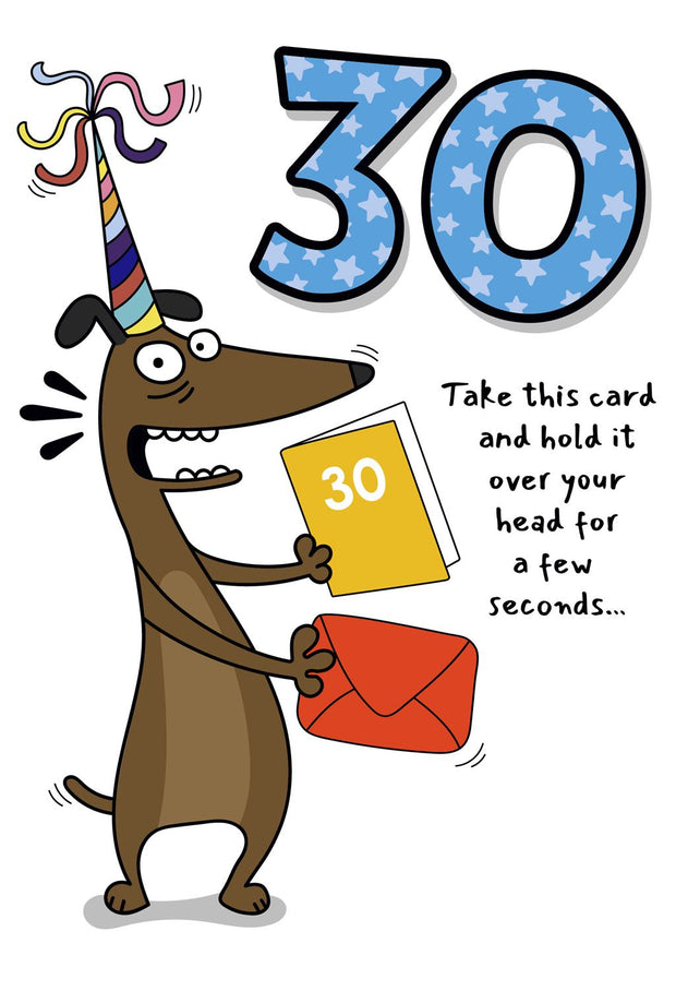 Hallmark 30th Birthday Card*