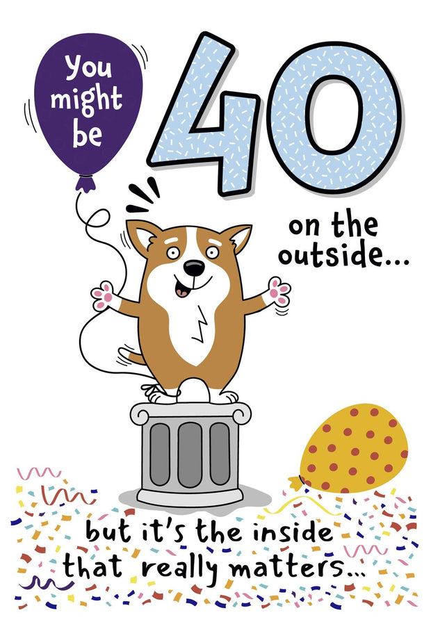 Hallmark 40 Birthday Card