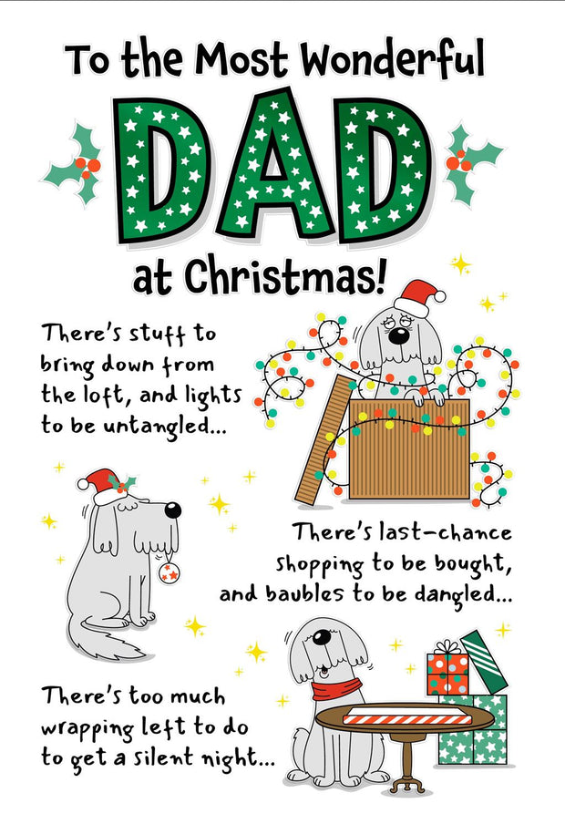 Hallmark Dad Christmas Card**