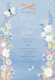 Hallmark Mum & Dad Anniversary Card*