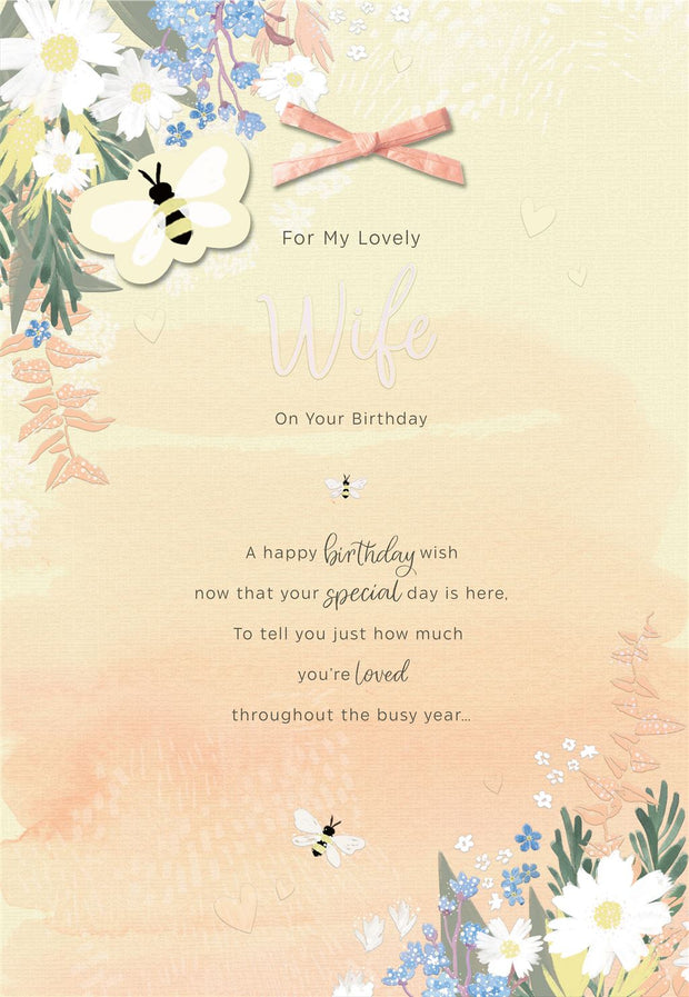 Hallmark Wife Birthday Card*