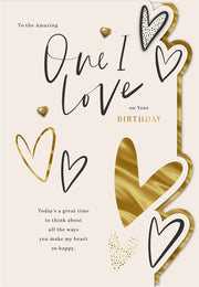 Hallmark One I Love Birthday Card*