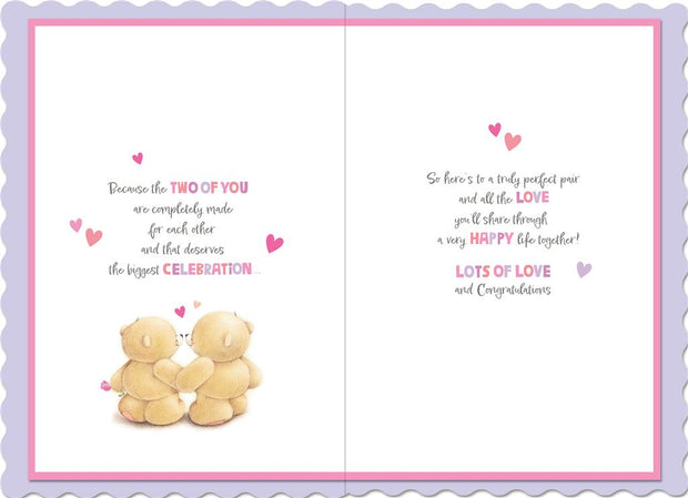 Hallmark Forever Friends Wedding Day Card
