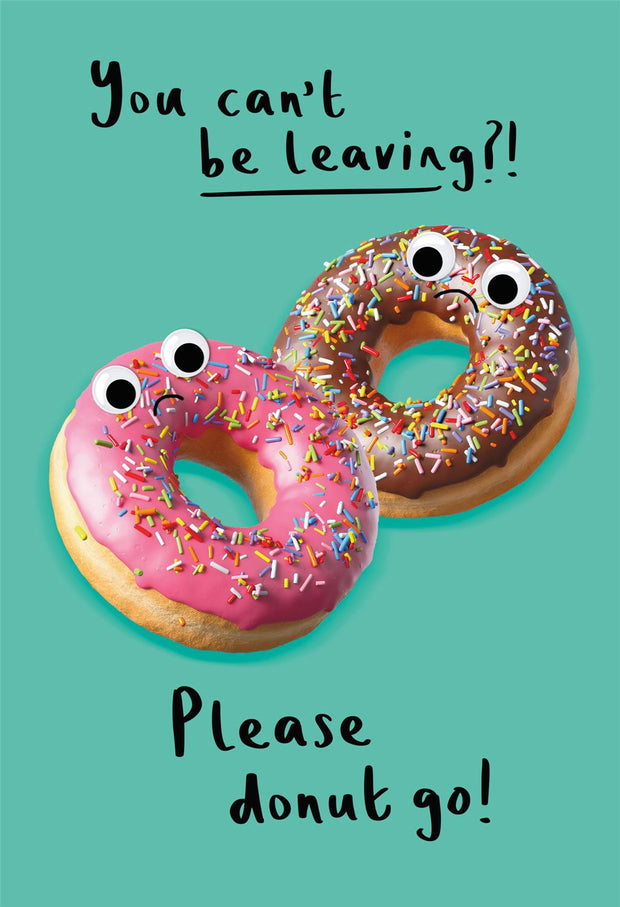 Hallmark Sorry You Are Leaving Humour Card*