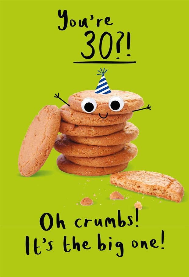Hallmark 30th Humour Birthday Card*