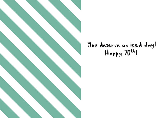 Hallmark 70th Humour Birthday Card*