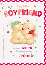 Hallmark Boyfriend Forever Friends Boxed Christmas Card**