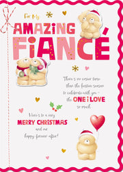 Hallmark Fiancé Forever Friends Boxed Christmas Card**