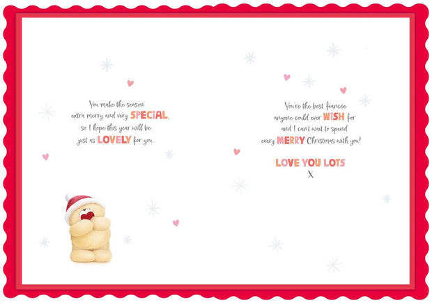 Hallmark Fiancée Forever Friends Boxed Christmas Card**