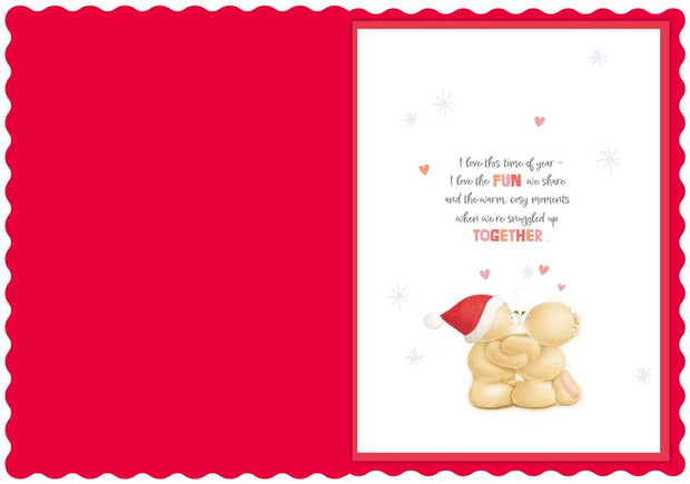 Hallmark Fiancée Forever Friends Boxed Christmas Card**