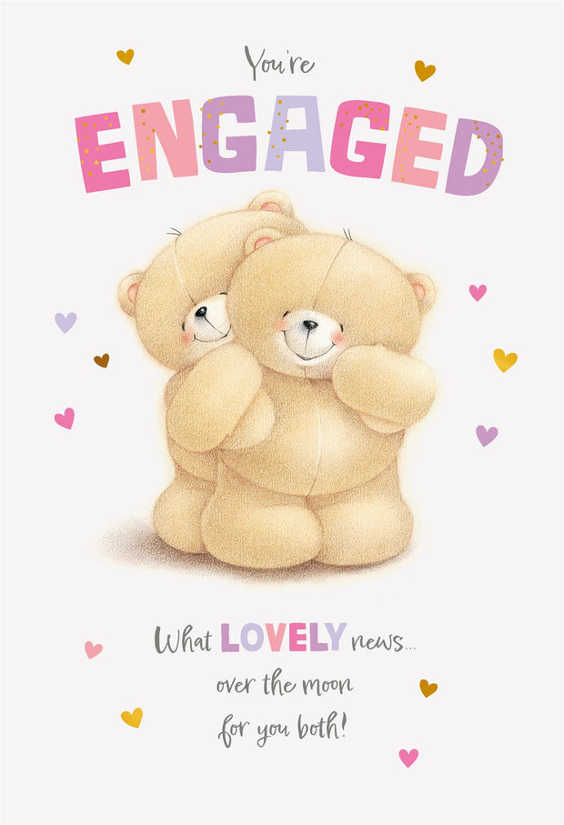Hallmark Forever Friends Engagement Card