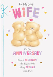 Hallmark Forever Friends Wife Anniversary Card