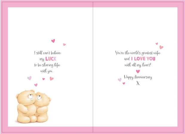Hallmark Forever Friends Wife Anniversary Card