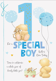Forever Friends 1st Birthday Card*