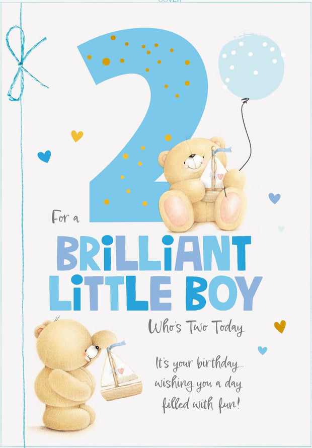 Forever Friends 2nd Birthday Card*