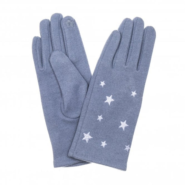 Denim Ladies Star Gloves*