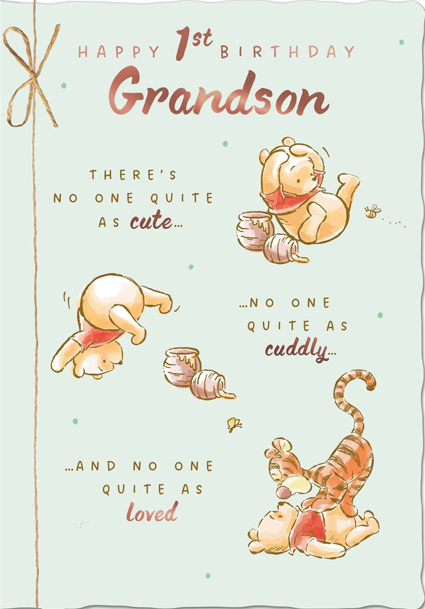 Hallmark 1st Grandson Birthday Card*