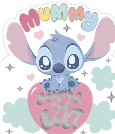 Carlton Cards Disney Stitch Mummy Birthday Card