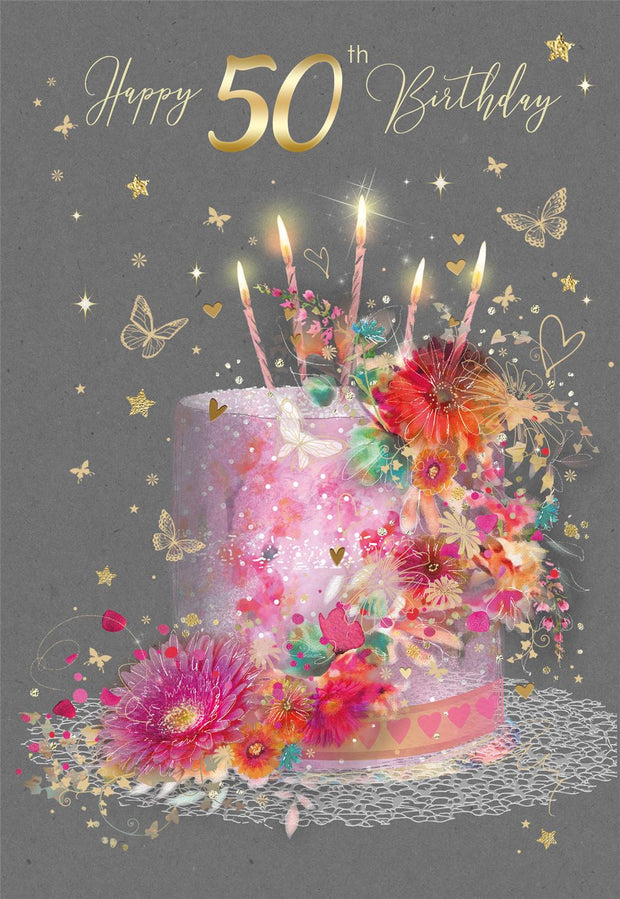 Cherry Orchard 50th Birthday Card*