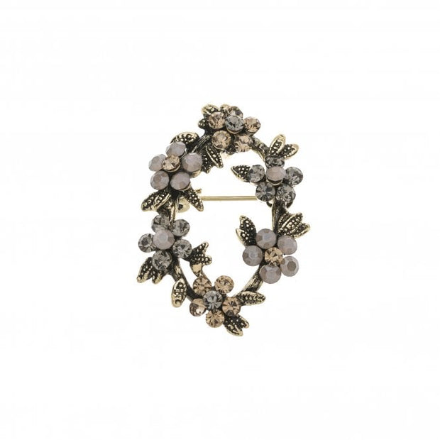 Crystal Stone Set Brooch*