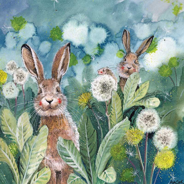 Alex Clark Little Rabbits blank card*