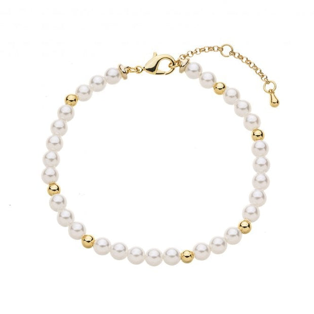 Pearl Gold Plated Bracelet*