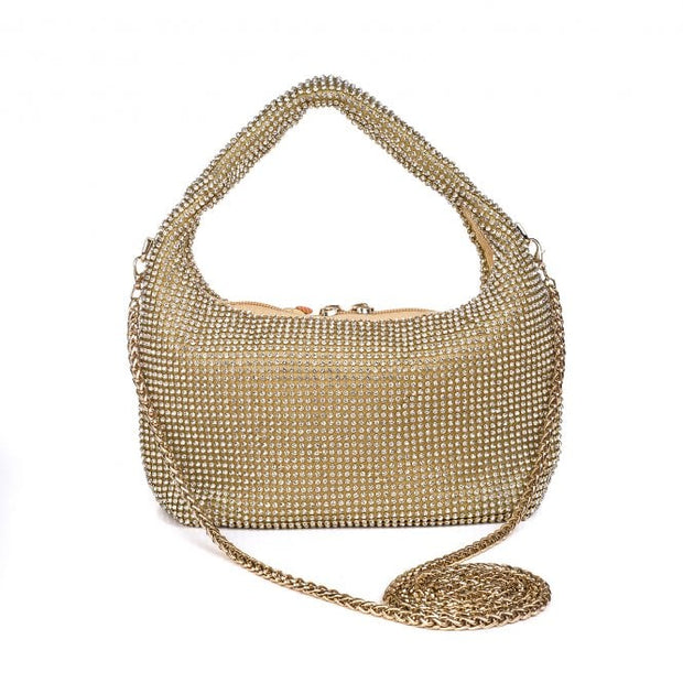 Gold/Clear Crystal Bag*