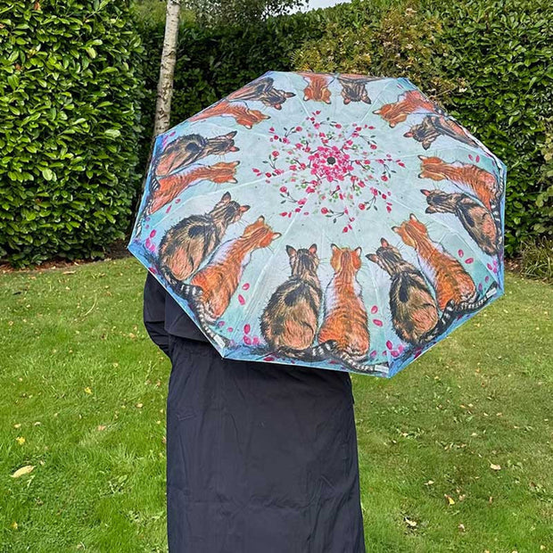 Alex Clark Cats and Blossom Umbrella