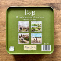 Alex Clark Dogs Notecard Tin*