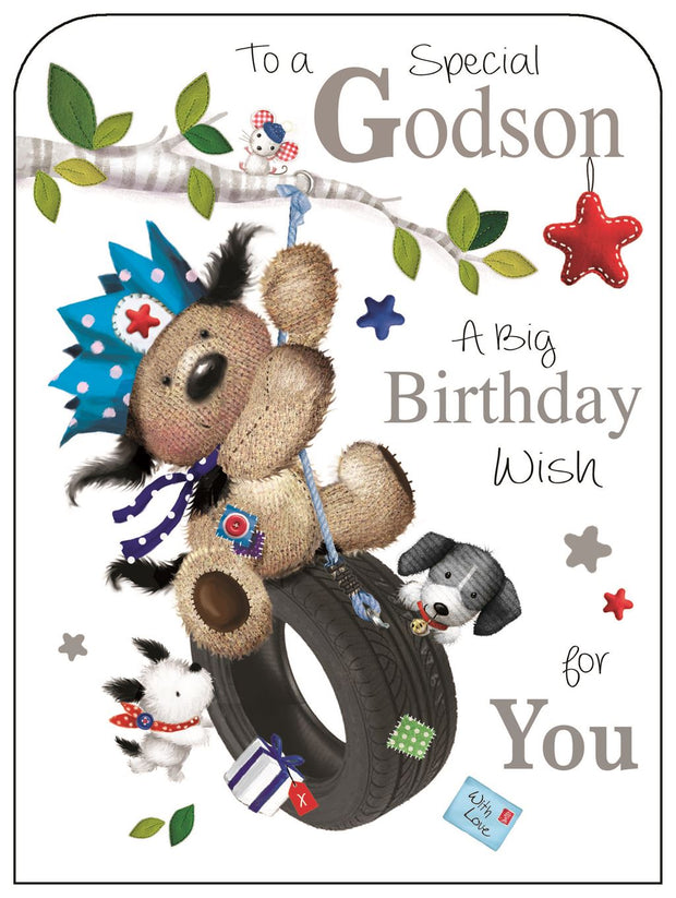 Jonny Javelin Godson Birthday Card*