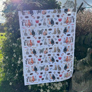 Alex Clark Cats and Cakes Tea Towel*