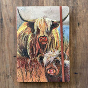 Alex Clark Highland Cows Large Notebook*